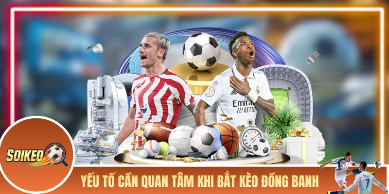 Những yếu tố cần quan tâm khi bắt kèo chấp đồng banh