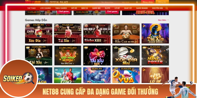NET88 - Trải Nghiệm & Đánh Giá Nhà Cái “Chơi Là Phải Nét” NET88 cung cấp đa dạng game đổi thưởng