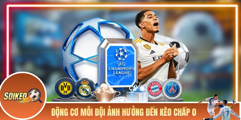 Động cơ mỗi đội ảnh hưởng đến kèo chấp 0