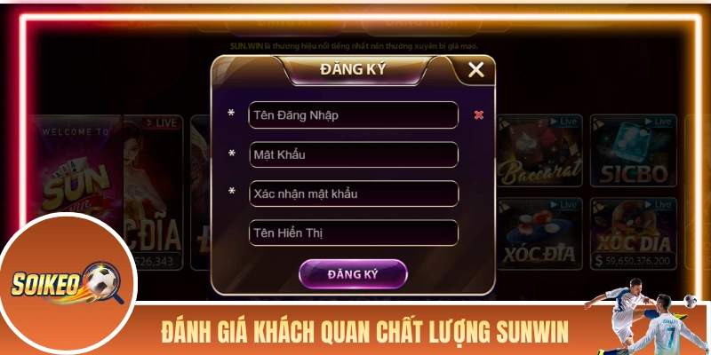 Đánh giá khách quan chất lượng cổng game SUNWIN 